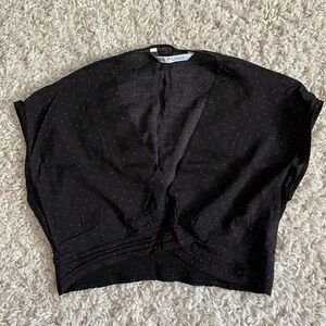 Zara Polka Dot Crop Top